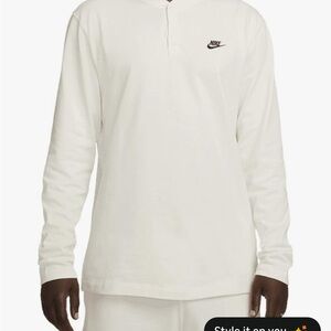 Nike Ivory Long Sleeve Top